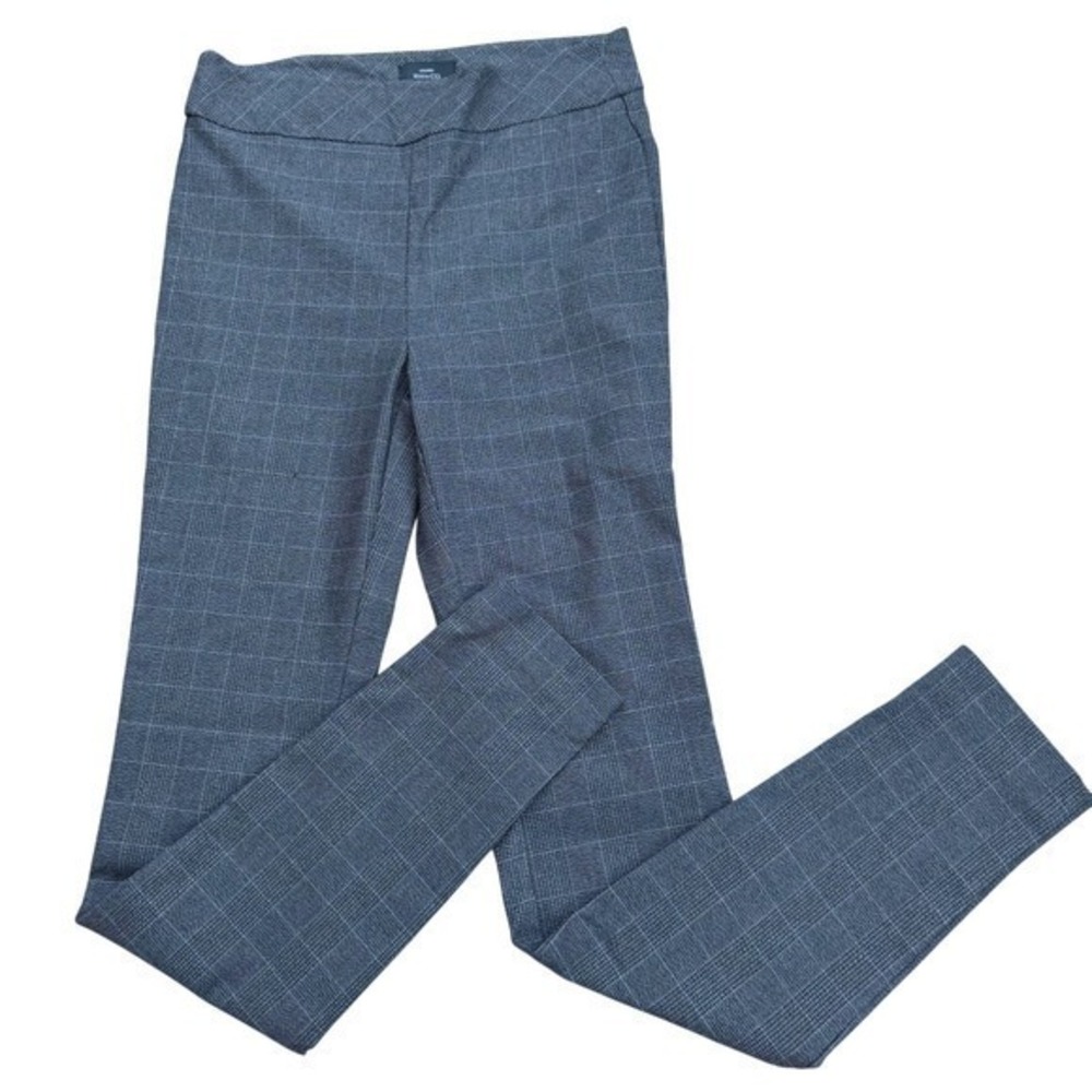 RW&CO‎ Plaid Legging Grey Glen Check Office Siren Dark Academia Pants Size M